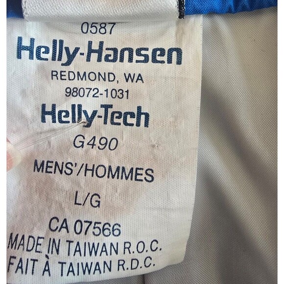 Helly Hanson Helly Tech blue lined sailing pants mens size large - Picture 7 of 9